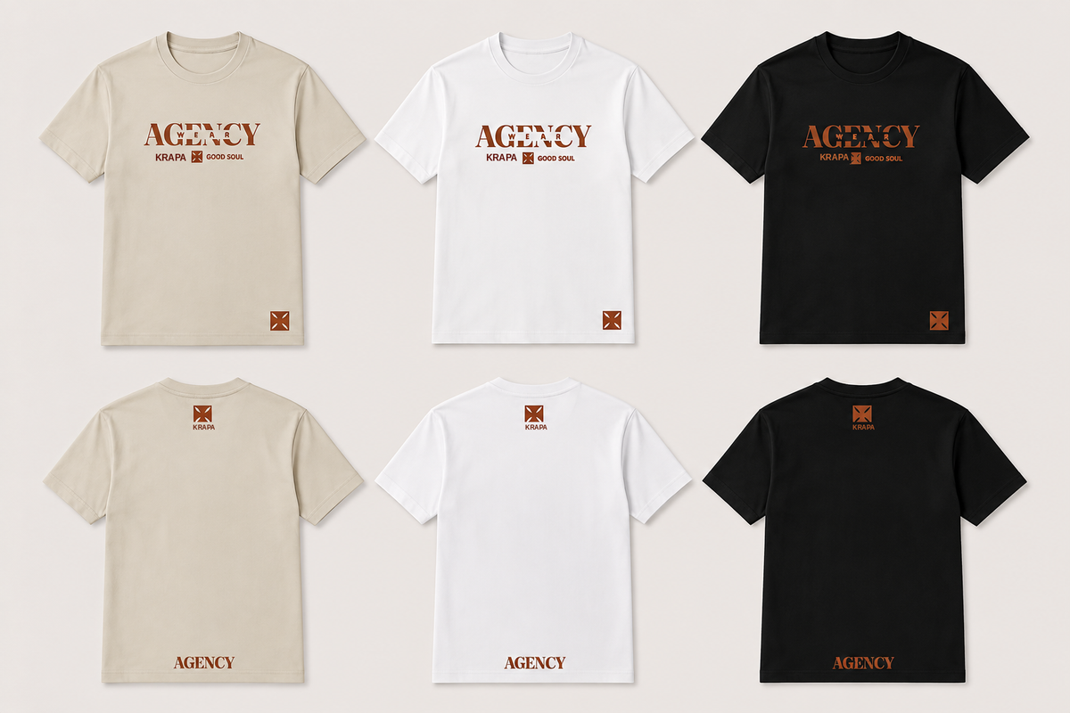 Krapa Gender-neutral Agency Wear T-Shirt